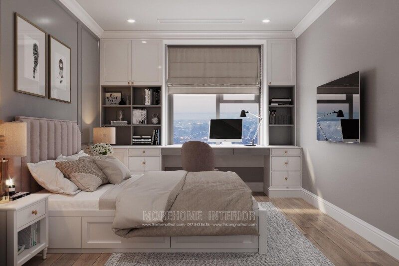 Nội thất phòng ngủ gỗ công nghiệp